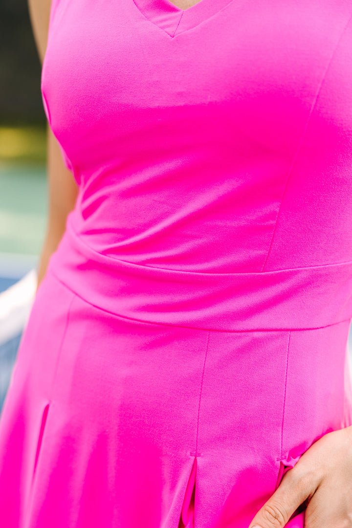 Better Than Every Hot Pink Tennis Dress w/ Shorts