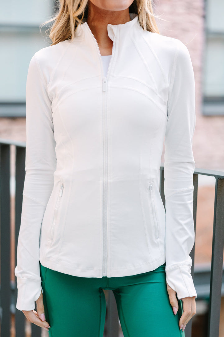 On Your Terms White Jacket