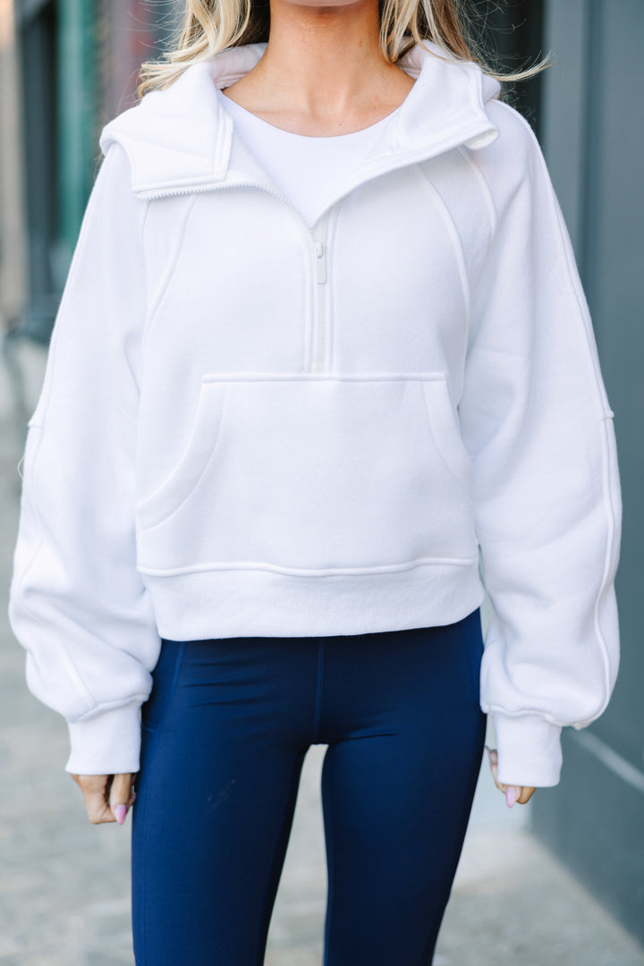Always Direct White Hoodie