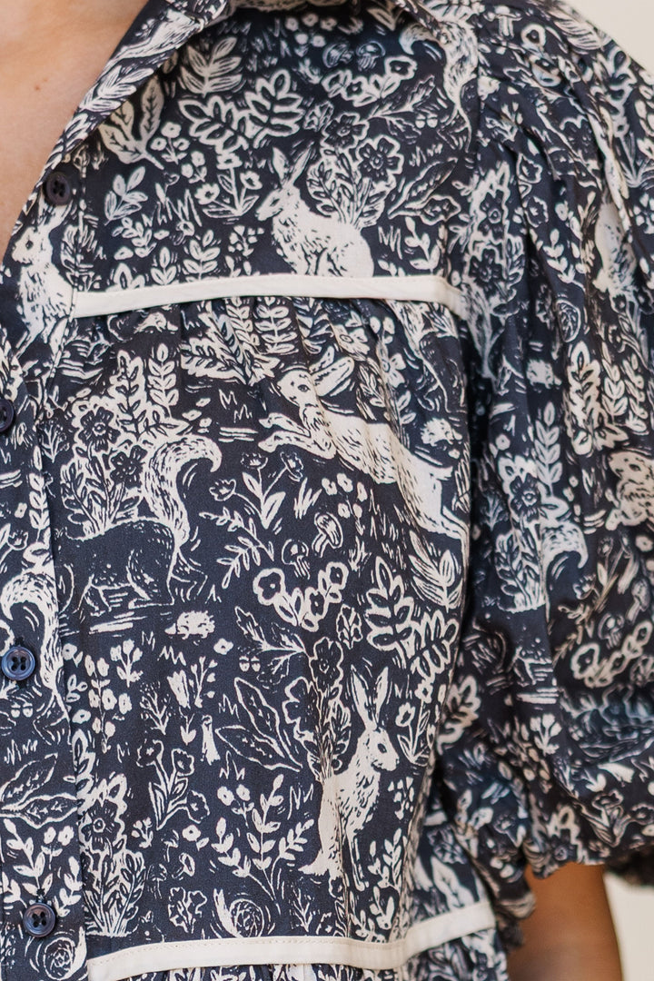 Aureum: All For You Black Toile Dress