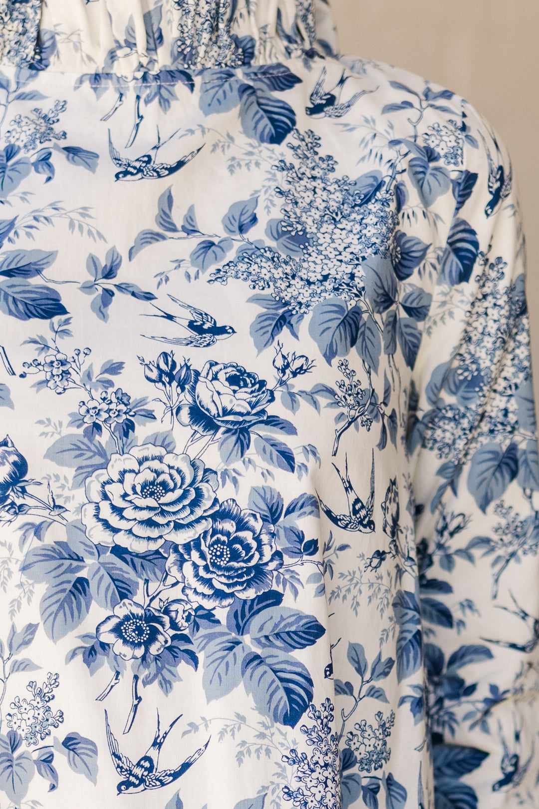 This Is It Navy Blue Toile Swing Dress