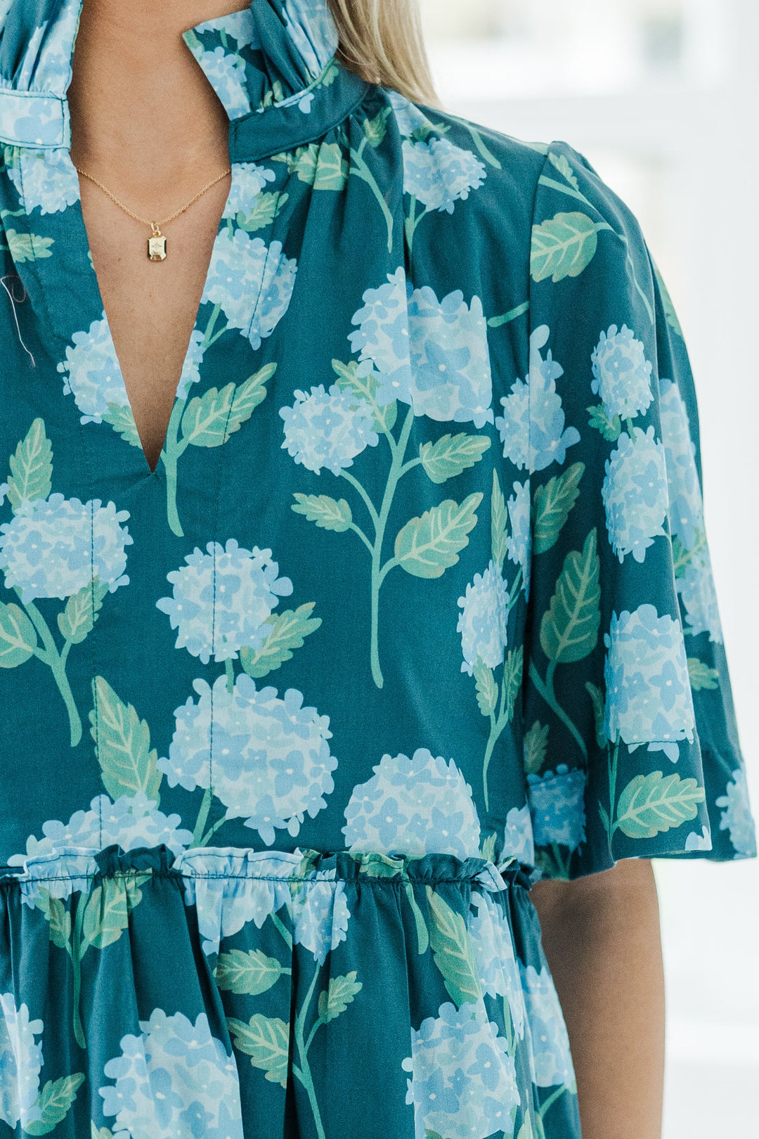 NURSING COLLECTION: Feeling Your Best Navy Floral Dress