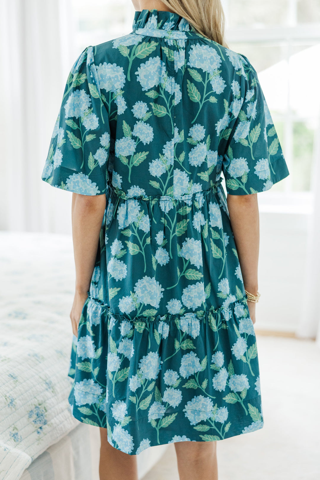NURSING COLLECTION: Feeling Your Best Navy Floral Dress