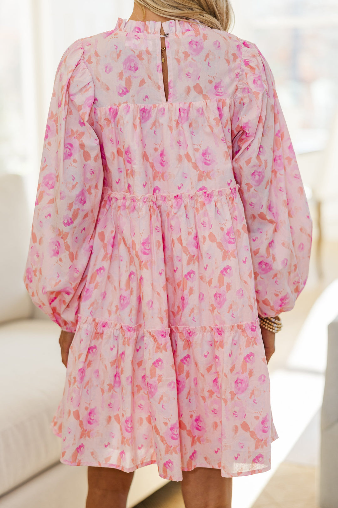 NURSING COLLECTION: Be Your Best Pink Floral Babydoll Dress