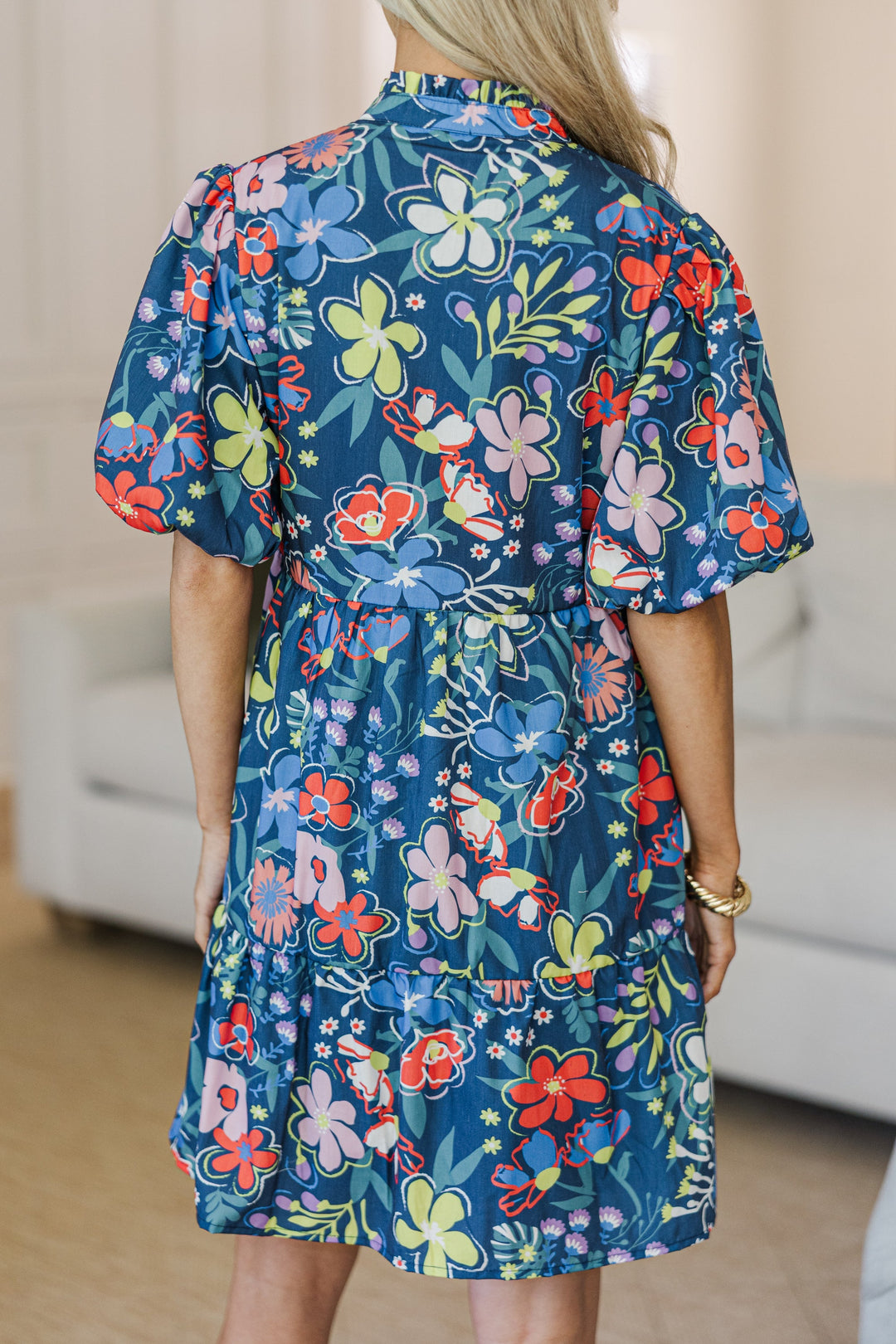 NURSING COLLECTION: When You Know Navy Floral Dress