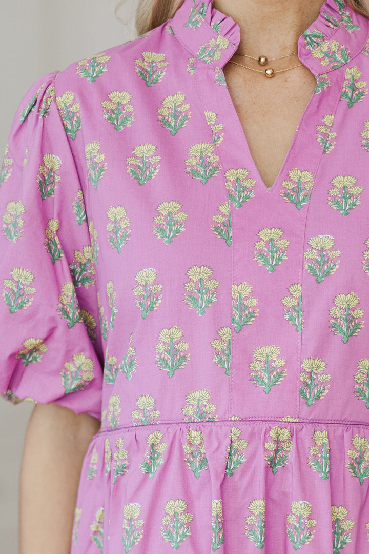 NURSING COLLECTION: When You Know Pink Medallion Dress