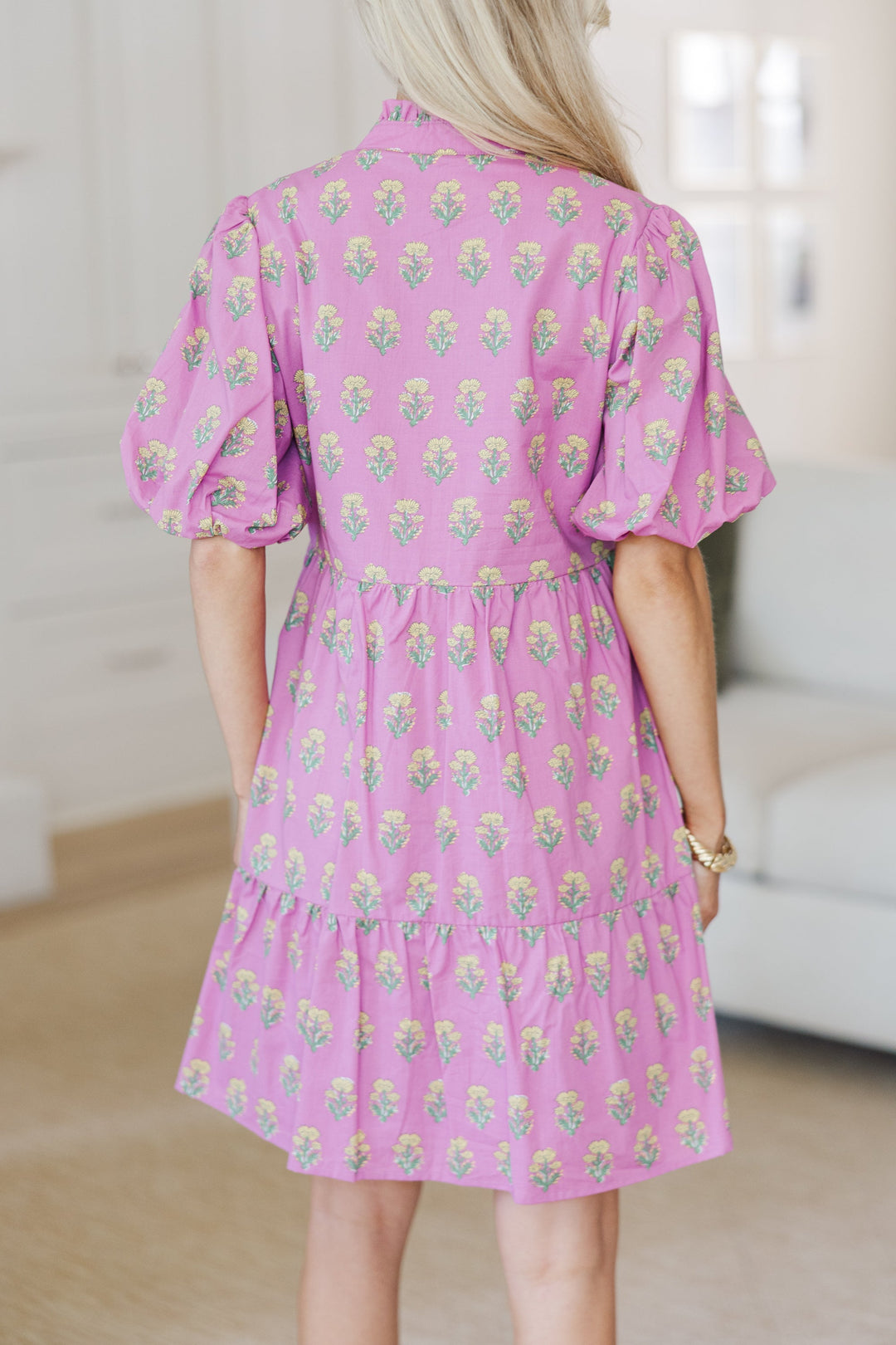 NURSING COLLECTION: When You Know Pink Medallion Dress