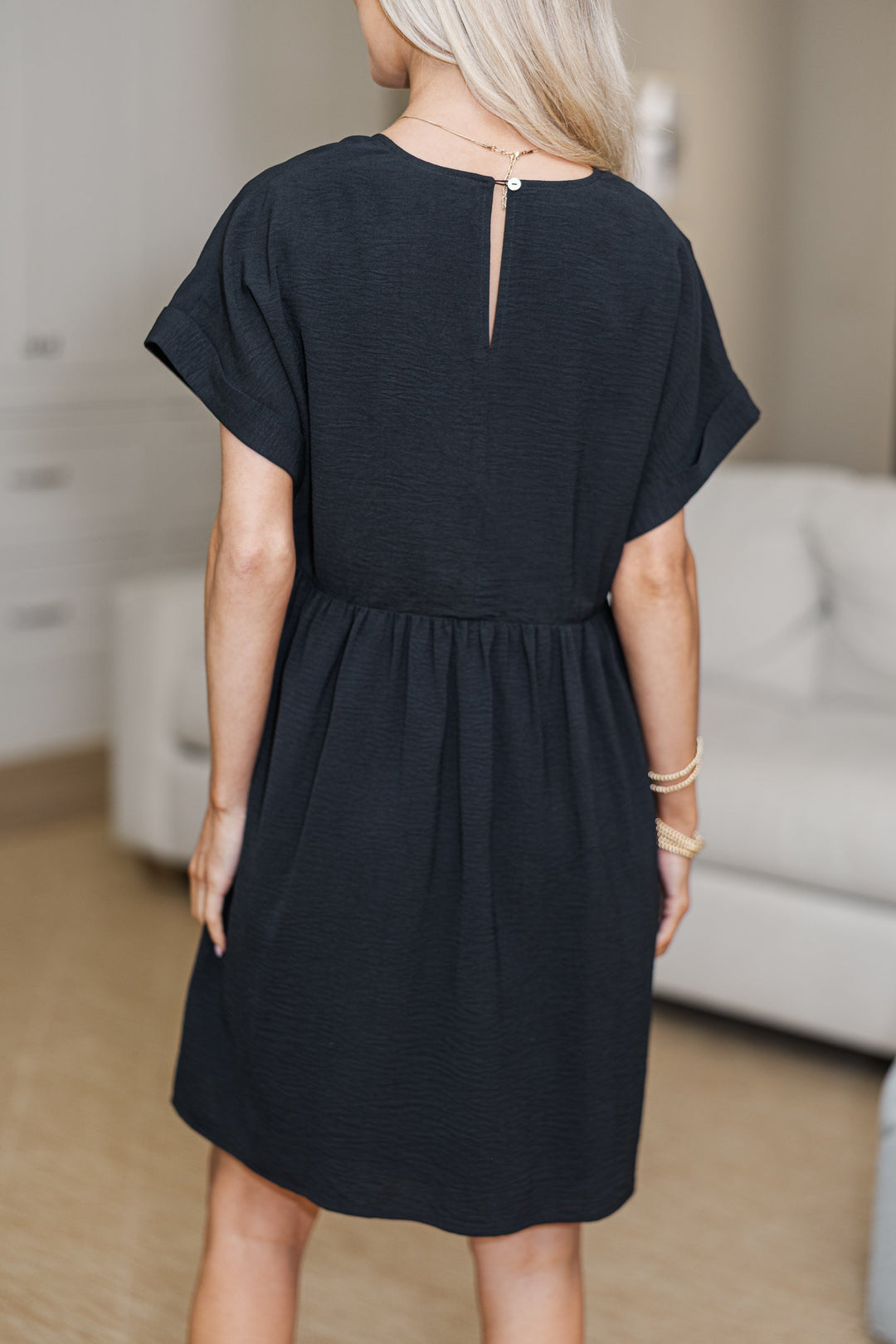 NURSING COLLECTION: Full Of Joy Black Dress