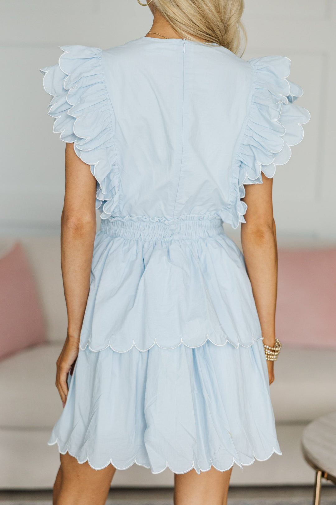NURSING COLLECTION: Keep You Close Light Blue Dress