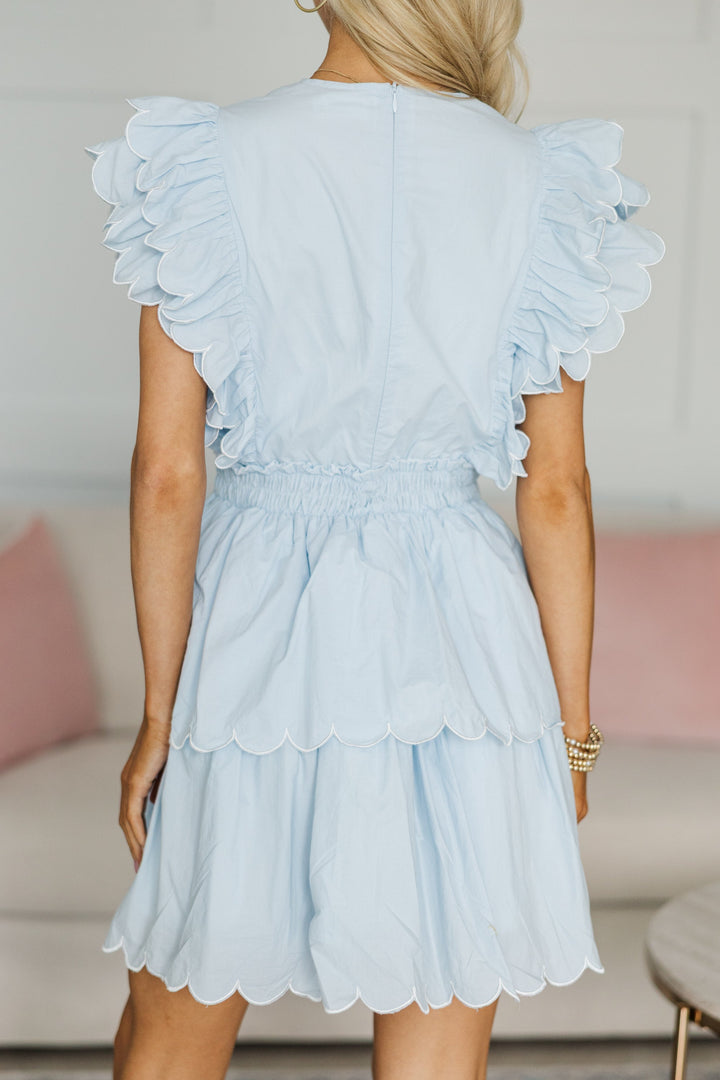 NURSING COLLECTION: Keep You Close Light Blue Dress