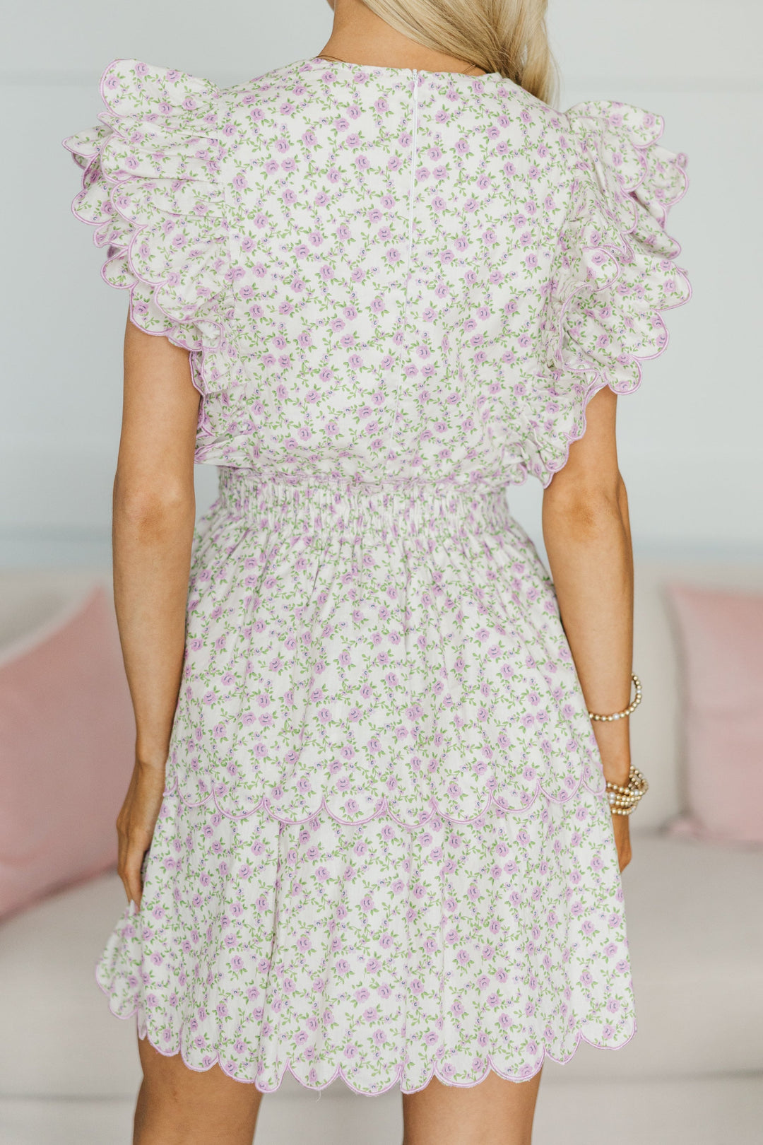 NURSING COLLECTION: Keep You Close Lavender Floral Dress
