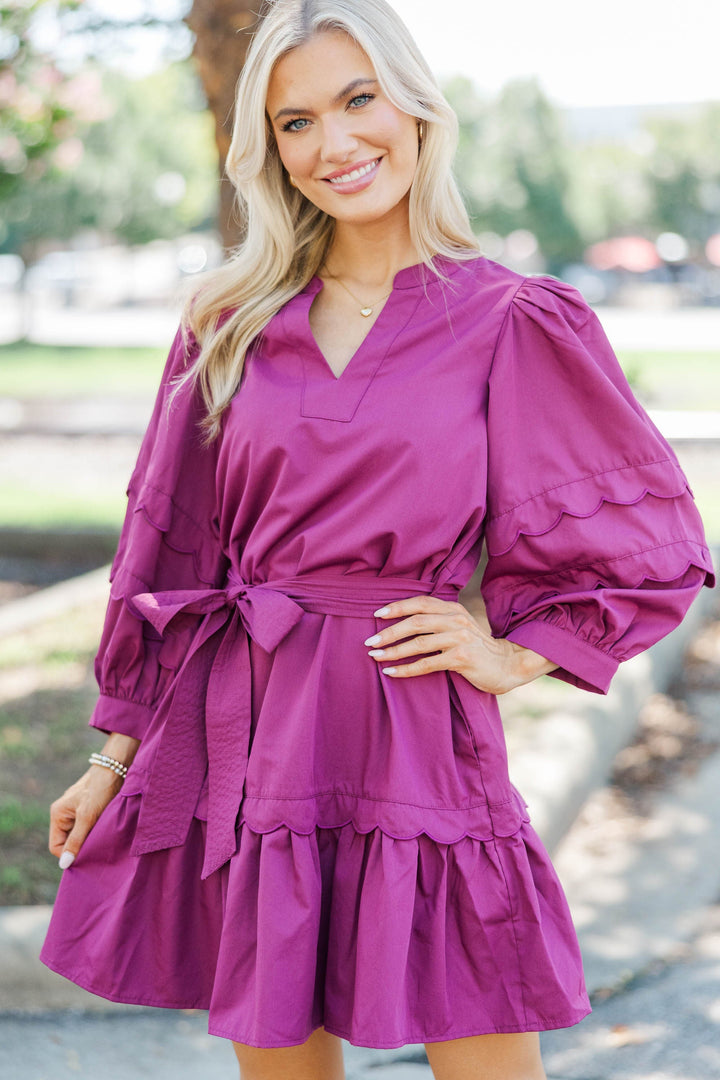 Sweet Breeze Plue Crochet Babydoll Dress