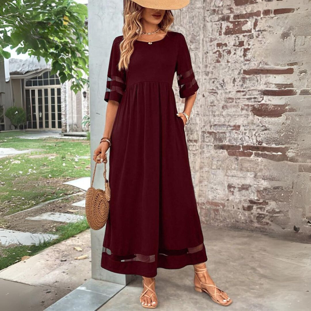 Sofia's collection – Flattering Tummy-Smoothing Midi Dress