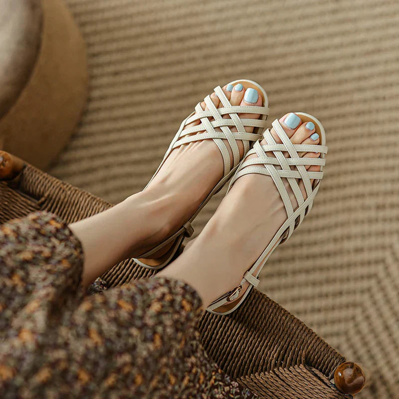 Sarah&Kate™| Klaire Flat Sandals